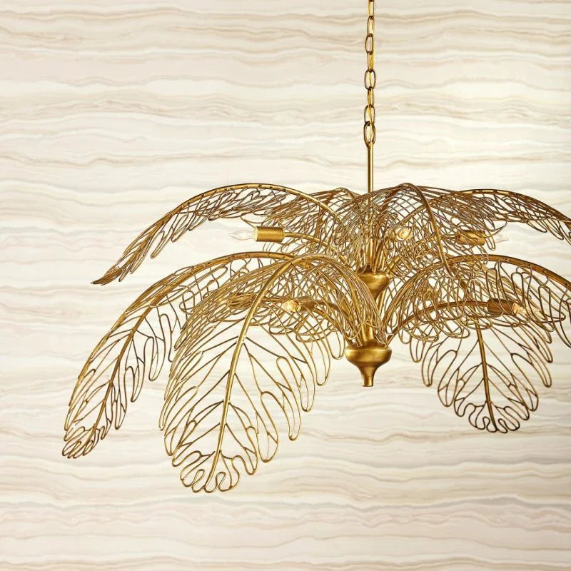 Taormina Brass Chandelier - Joyfuzzy