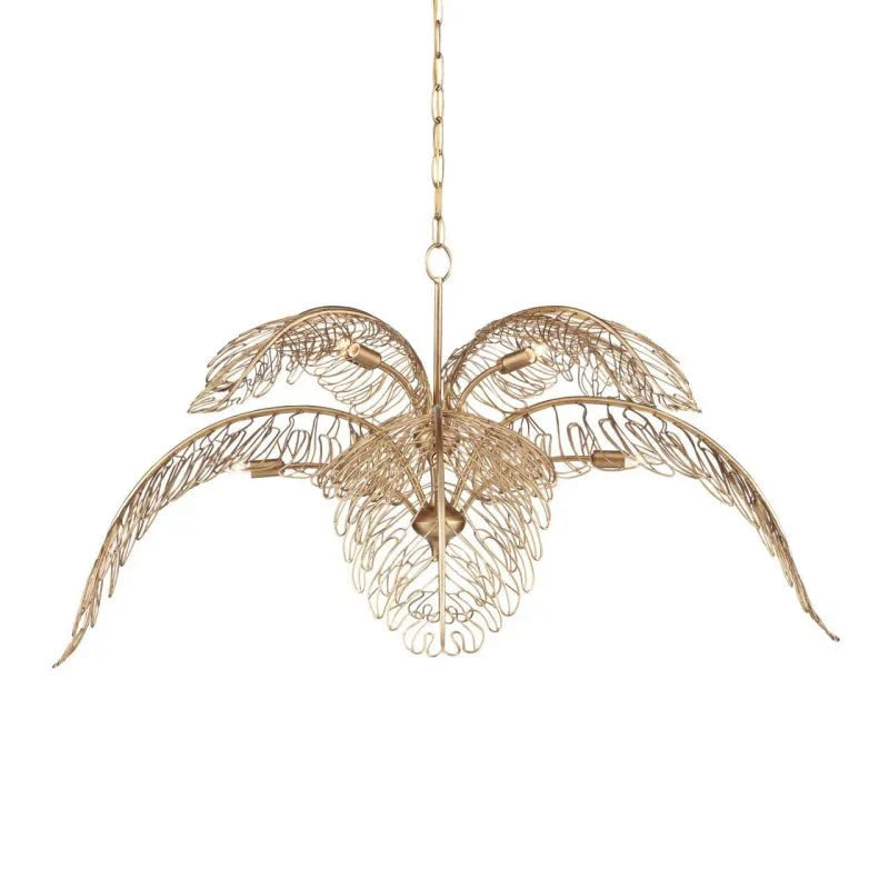 Taormina Brass Chandelier - Joyfuzzy
