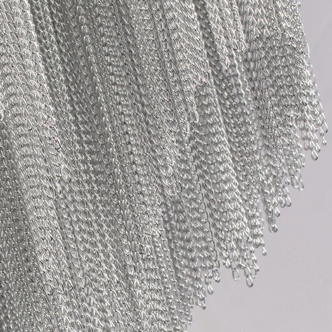 Tassel Aluminum Chain Ceiling Lighting - D24"Joyfuzzy