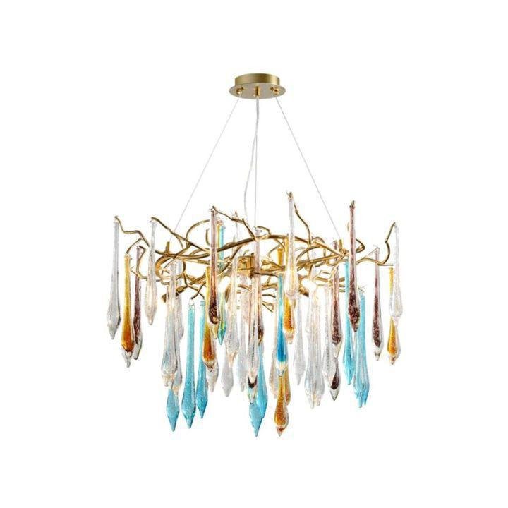 Teardrop Crystal Chandelier - Dia 23.6″(60cm) x H 23.6″(60cm)Joyfuzzy