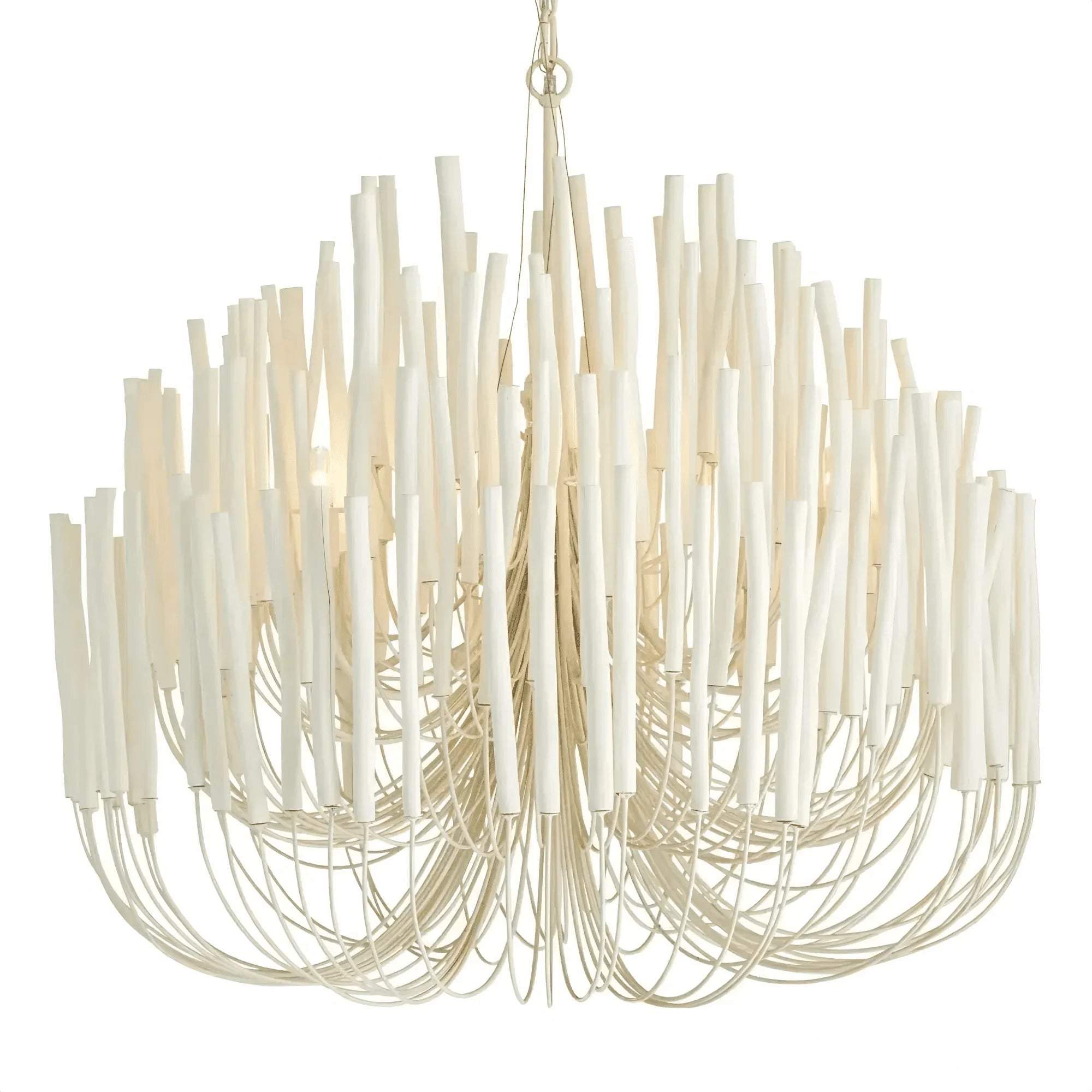 Tildalay Wide Chandelier 21" 36" - 36"WhiteJoyfuzzy