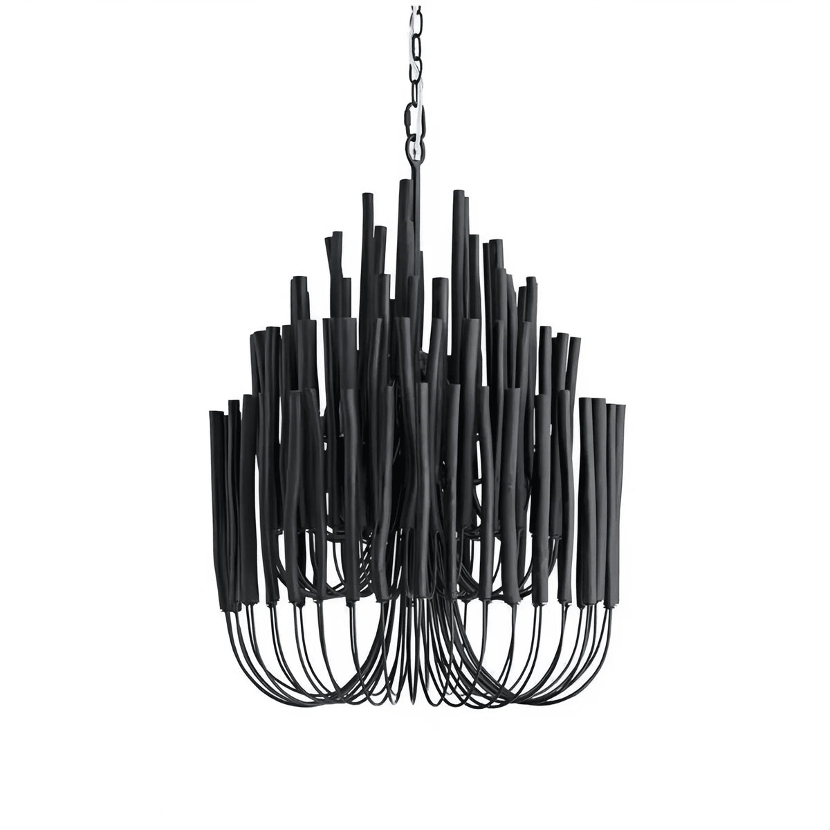 Tildalay Wide Chandelier 21" 36" - 21"BlackJoyfuzzy