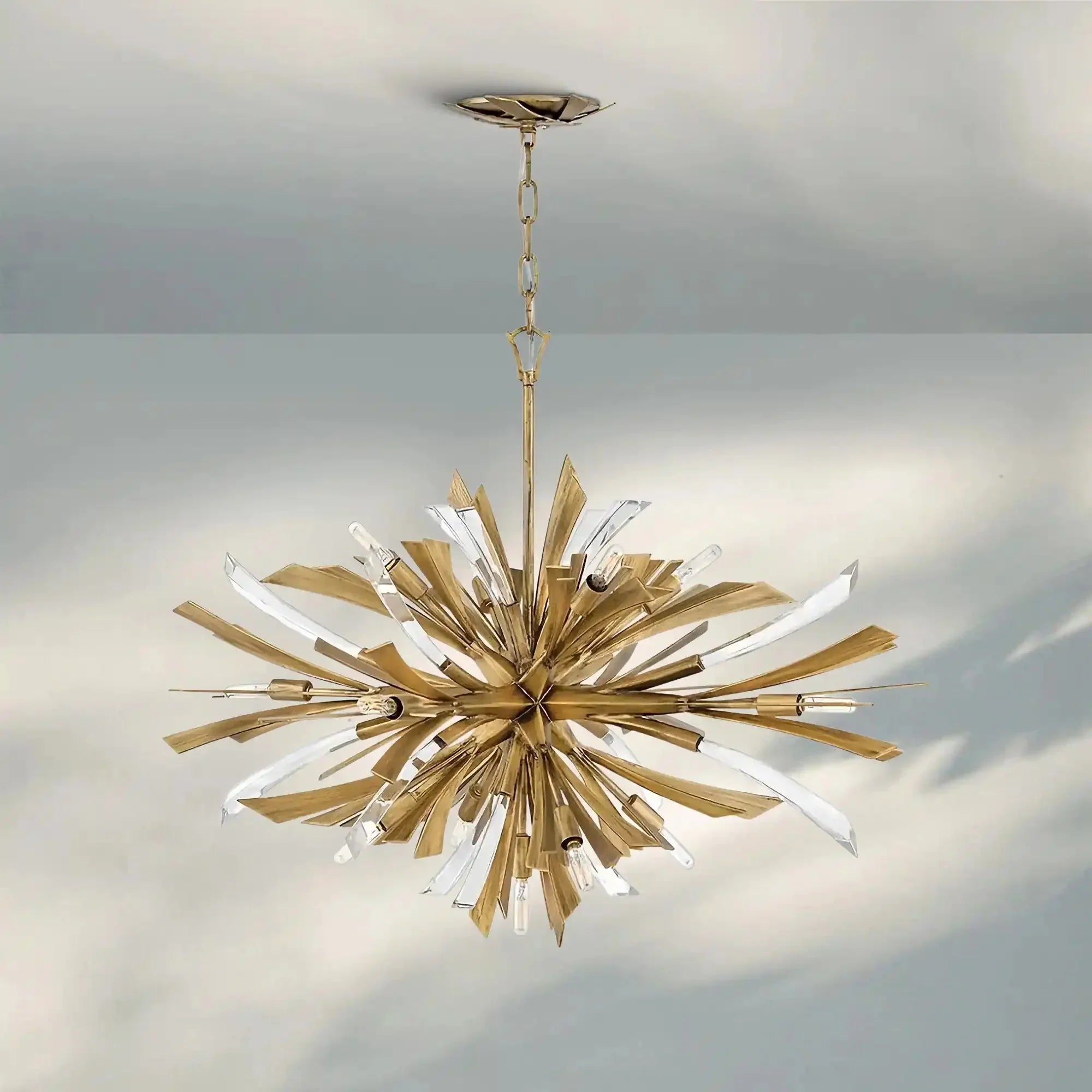 Aurora Large Single Tier Chandelier - Joyfuzzy