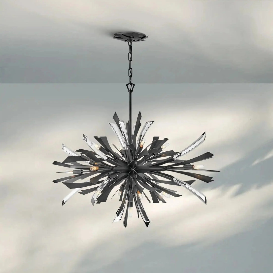 Aurora Large Single Tier Chandelier - Joyfuzzy