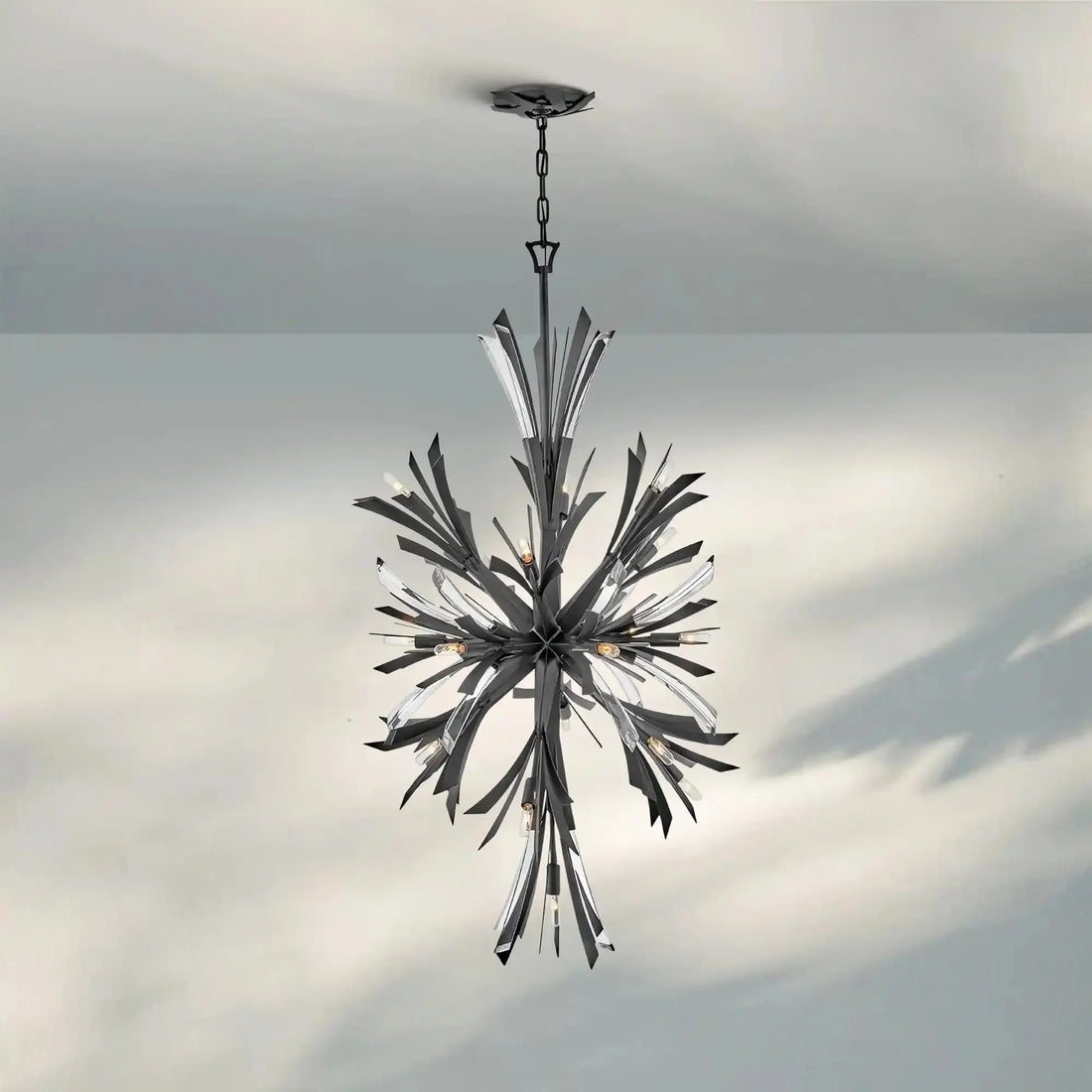 Aurora Medium Orb Chandelier - Joyfuzzy
