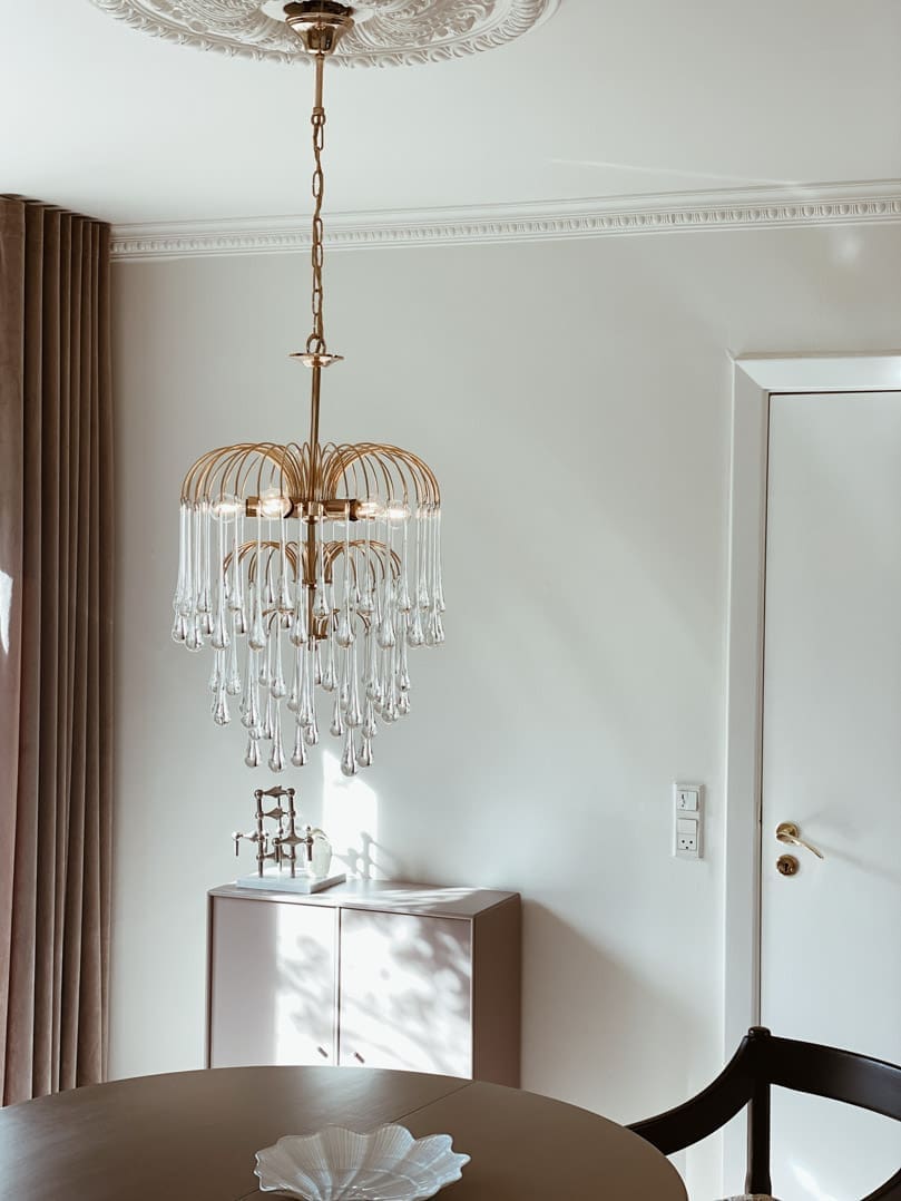 Vintage – Murano chandelier – Teardrop – 68 drops – Clear - Joyfuzzy