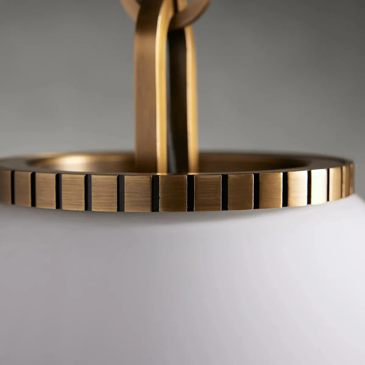 Wescott Cone Pendant with Chain Brass