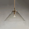 Wescott Cone Pendant with Rod Brass