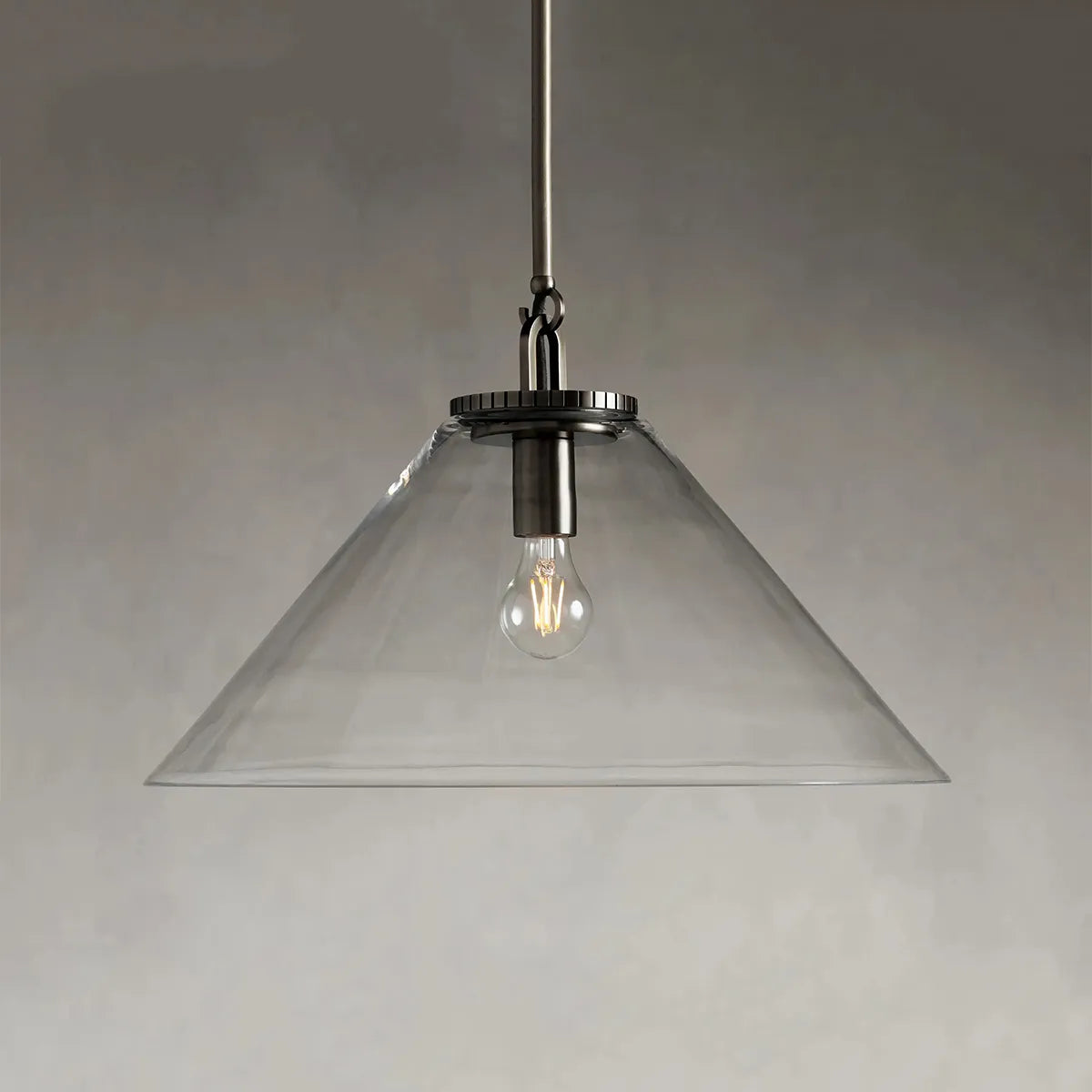 Wescott Cone Pendant with Rod Bronze