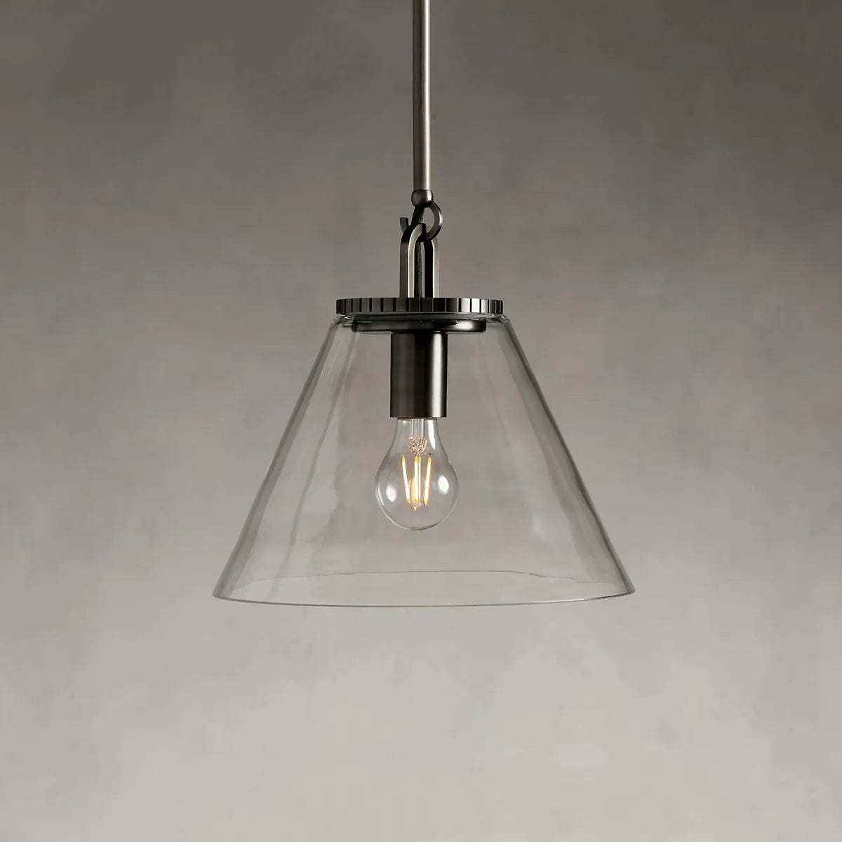 Wescott Cone Pendant with Rod Bronze