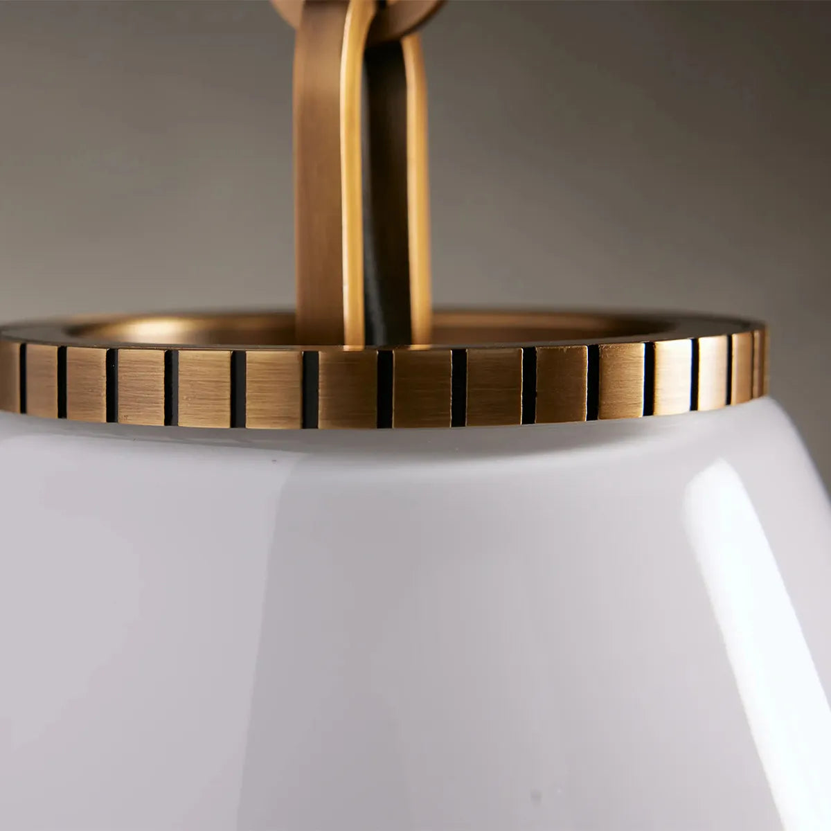 Wescott Cone Pendant with Rod Brass