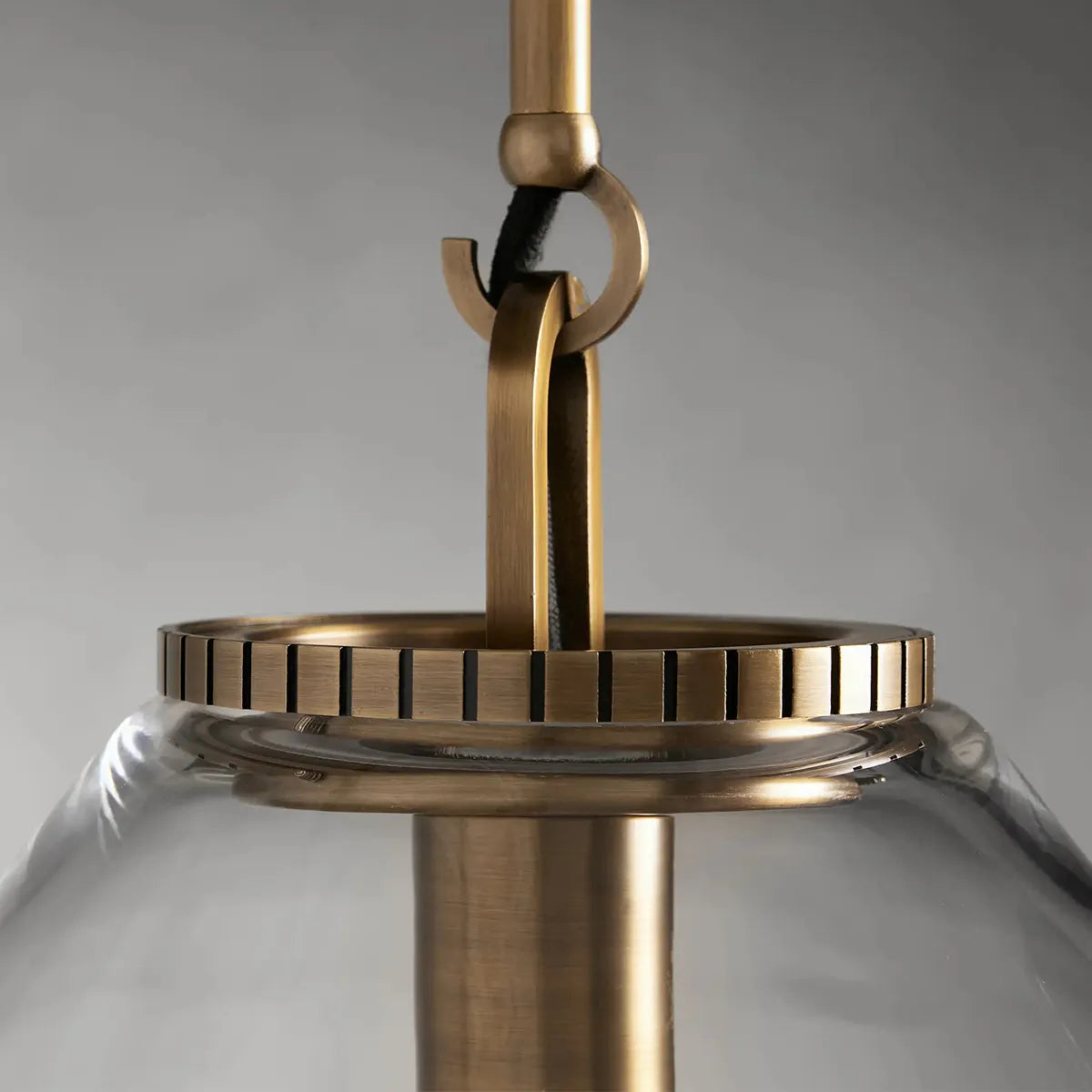 Wescott Cone Pendant with Rod Brass