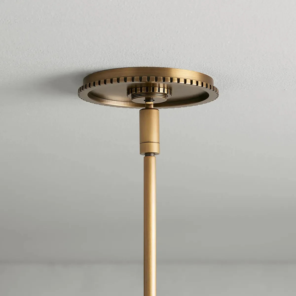 Wescott Cone Pendant with Rod Brass