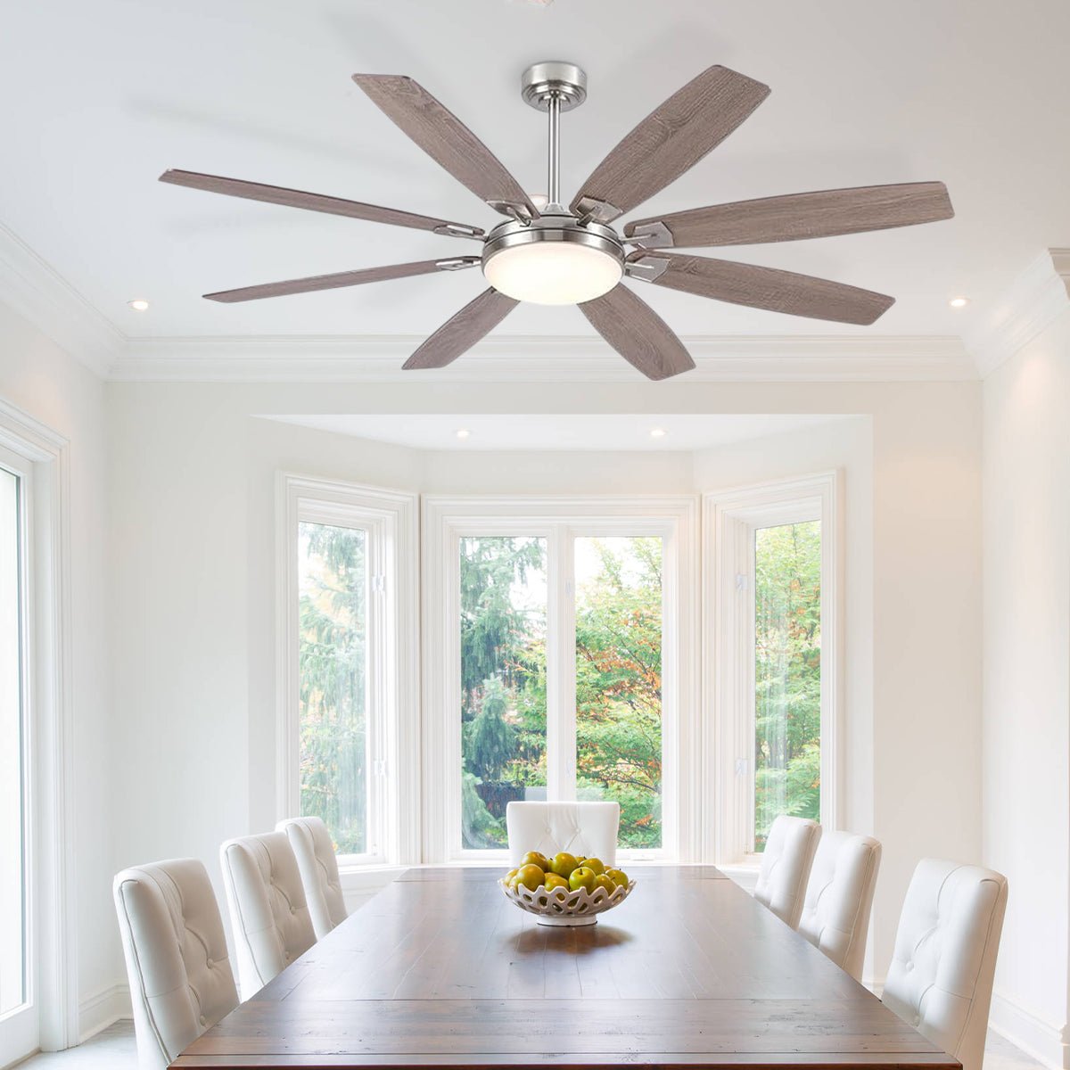 Zephyra Ceiling Fans with Lights 66" - Joyfuzzy