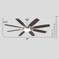 Zephyra Ceiling Fans with Lights 66