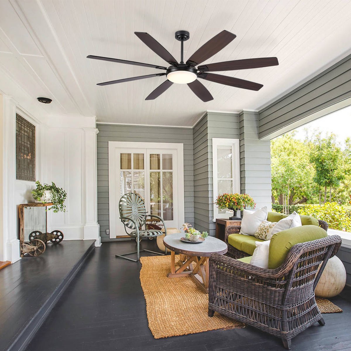 Zephyra Ceiling Fans with Lights 72" - Joyfuzzy