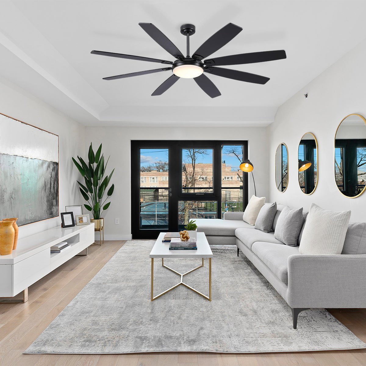 Zephyra Ceiling Fans with Lights 72" - Joyfuzzy
